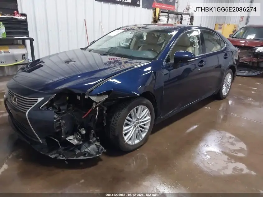 2014 Lexus Es 350 VIN: JTHBK1GG6E2086274 Lot: 42205987