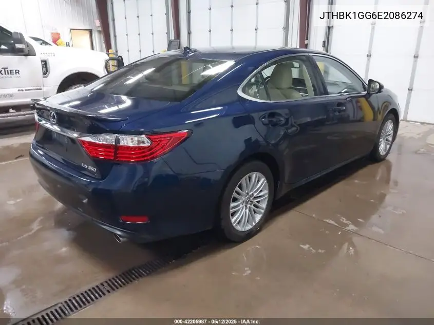 2014 Lexus Es 350 VIN: JTHBK1GG6E2086274 Lot: 42205987