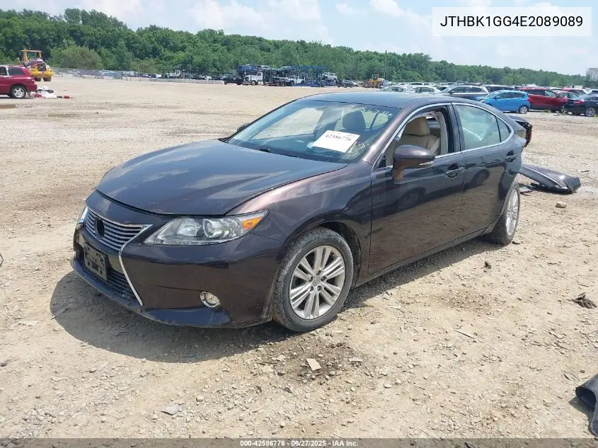 2014 Lexus Es 350 VIN: JTHBK1GG4E2089089 Lot: 42586776