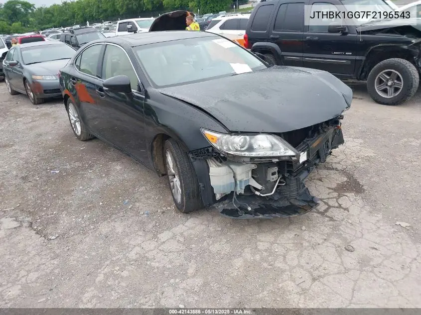 2015 Lexus Es 350 VIN: JTHBK1GG7F2196543 Lot: 42143586