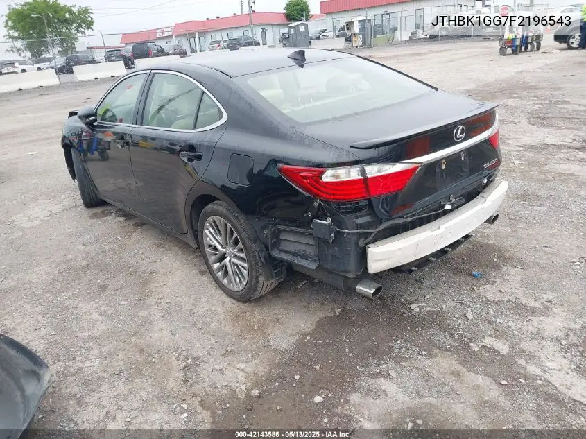 2015 Lexus Es 350 VIN: JTHBK1GG7F2196543 Lot: 42143586