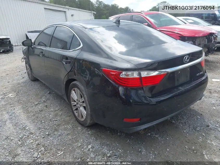 2015 Lexus Es 350 VIN: JTHBK1GG3F2176094 Lot: 42168473