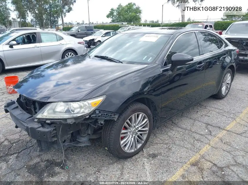2015 Lexus Es 350 VIN: JTHBK1GG8F2190928 Lot: 42227729