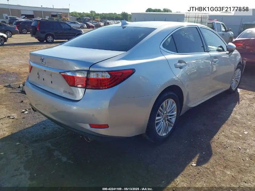 2015 Lexus Es 350 VIN: JTHBK1GG3F2177858 Lot: 42241189