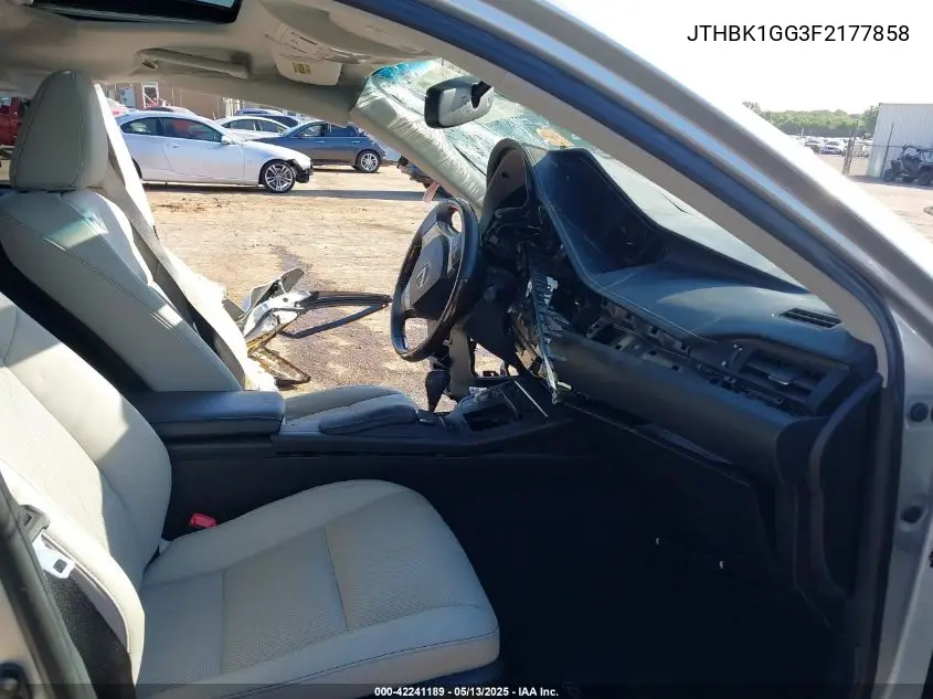 2015 Lexus Es 350 VIN: JTHBK1GG3F2177858 Lot: 42241189