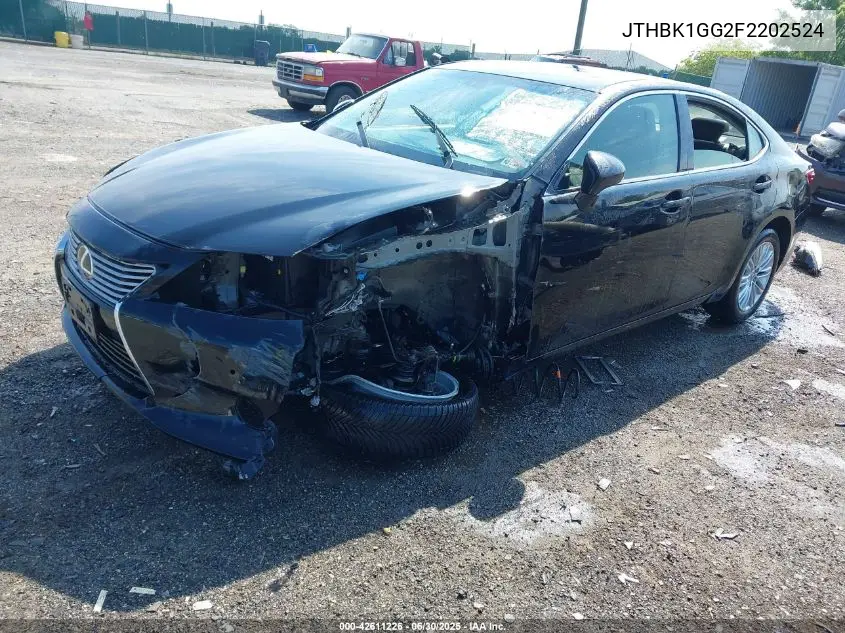2015 Lexus Es 350 VIN: JTHBK1GG2F2202524 Lot: 42611226