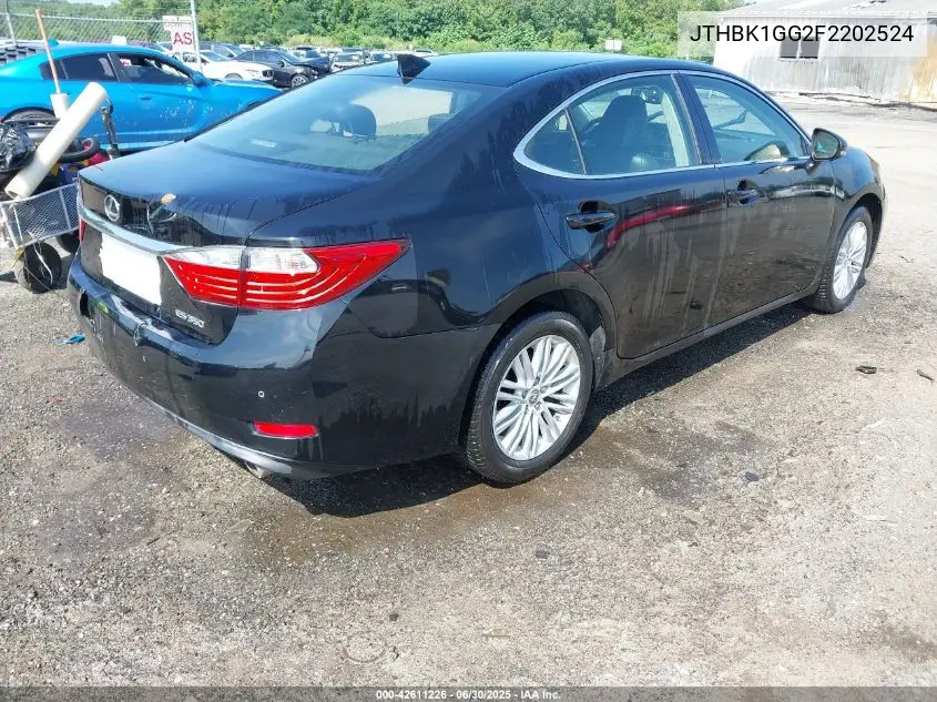 2015 Lexus Es 350 VIN: JTHBK1GG2F2202524 Lot: 42611226