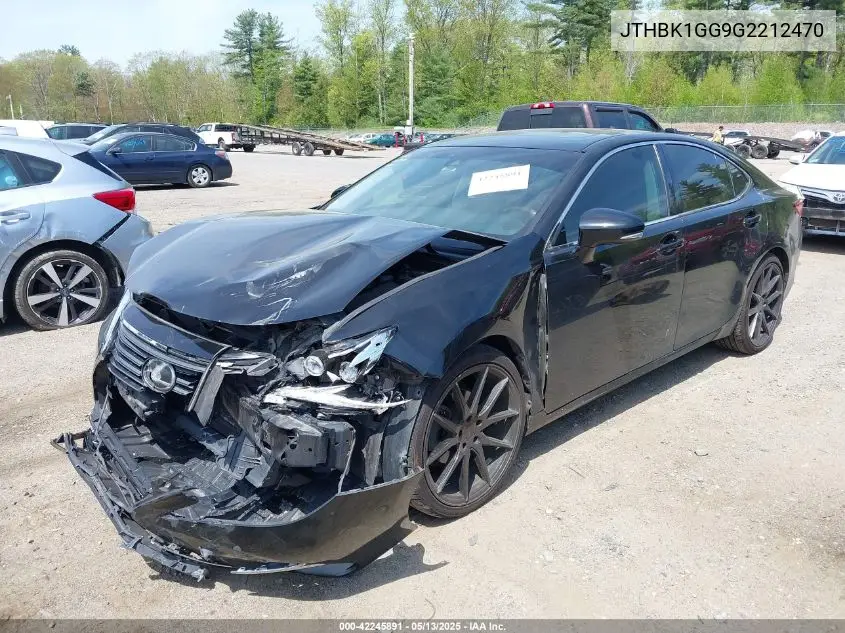 2016 Lexus Es 350 VIN: JTHBK1GG9G2212470 Lot: 42245891