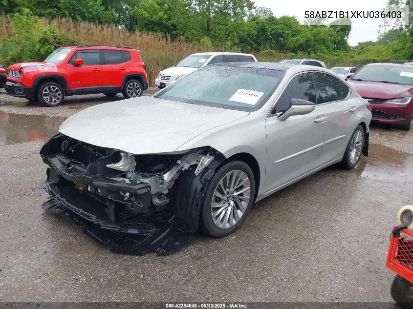 2019 Lexus Es 350 Luxury VIN: 58ABZ1B1XKU036403 Lot: 42254848