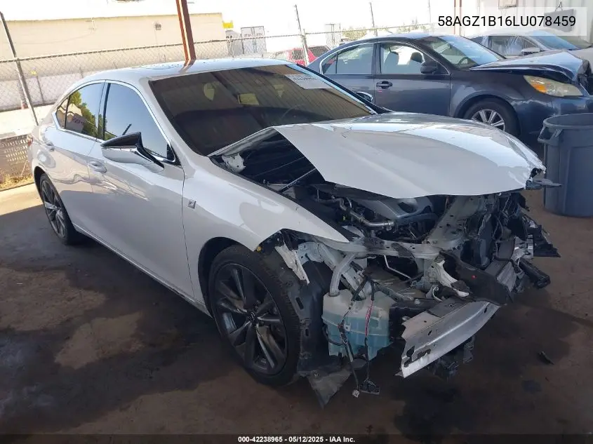 2020 Lexus Es 350 F Sport VIN: 58AGZ1B16LU078459 Lot: 42238965