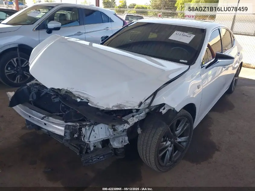 2020 Lexus Es 350 F Sport VIN: 58AGZ1B16LU078459 Lot: 42238965