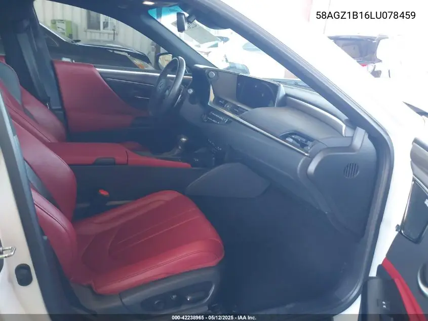 2020 Lexus Es 350 F Sport VIN: 58AGZ1B16LU078459 Lot: 42238965