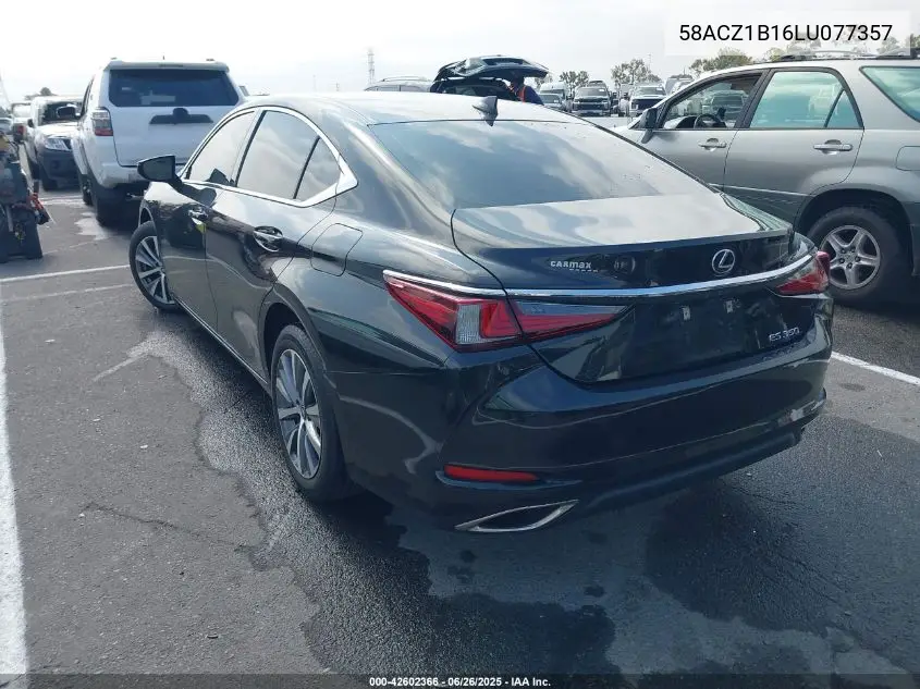 2020 Lexus Es 350 VIN: 58ACZ1B16LU077357 Lot: 42602366