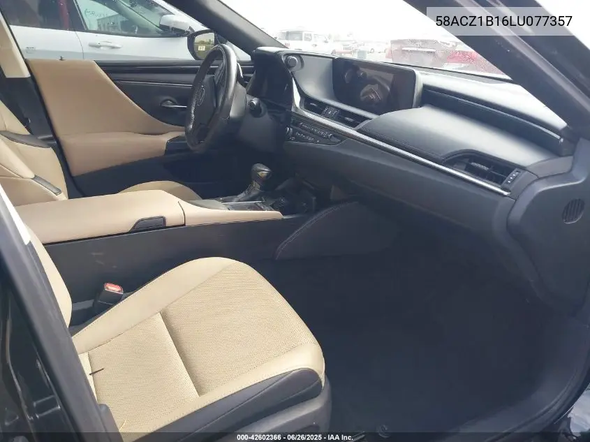 2020 Lexus Es 350 VIN: 58ACZ1B16LU077357 Lot: 42602366