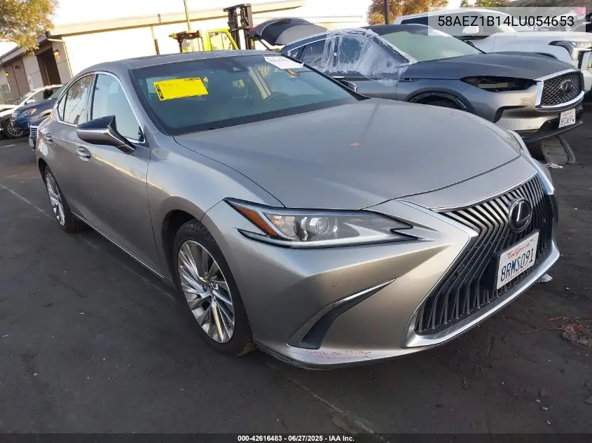 2020 Lexus Es 350 Luxury VIN: 58AEZ1B14LU054653 Lot: 42616483