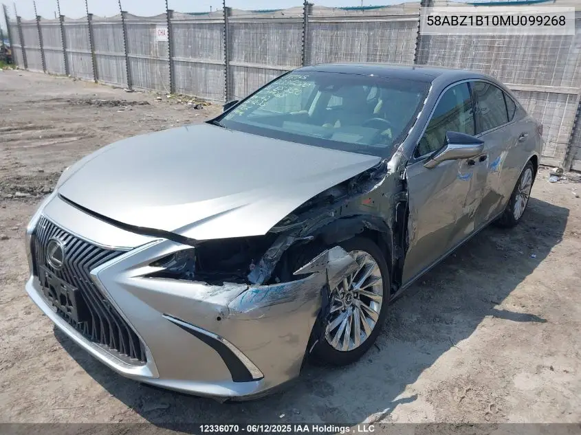 2021 Lexus Es 350 350 VIN: 58ABZ1B10MU099268 Lot: 12336070