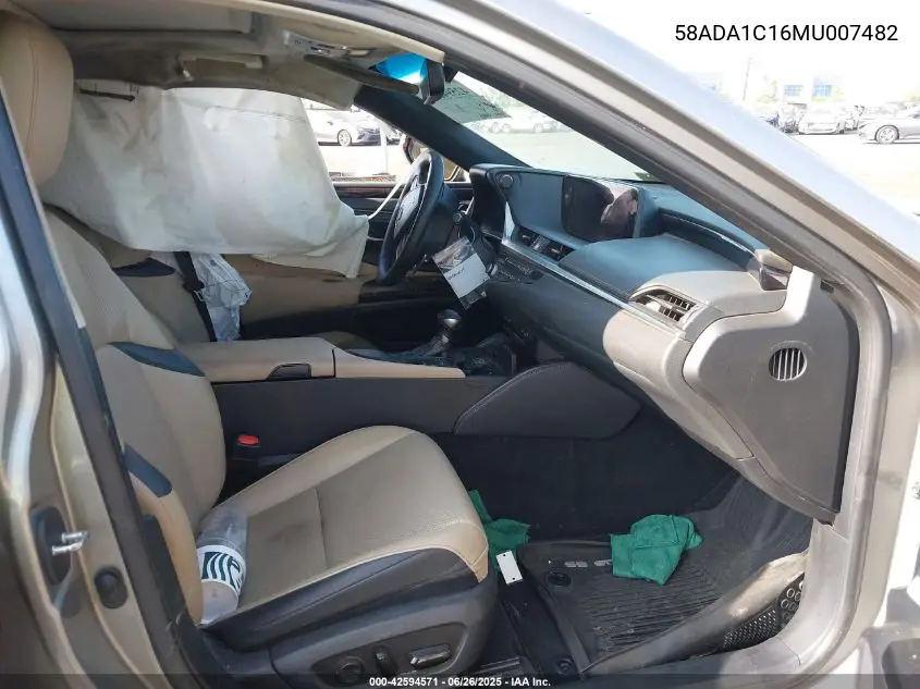 2021 Lexus Es 300H VIN: 58ADA1C16MU007482 Lot: 42594571