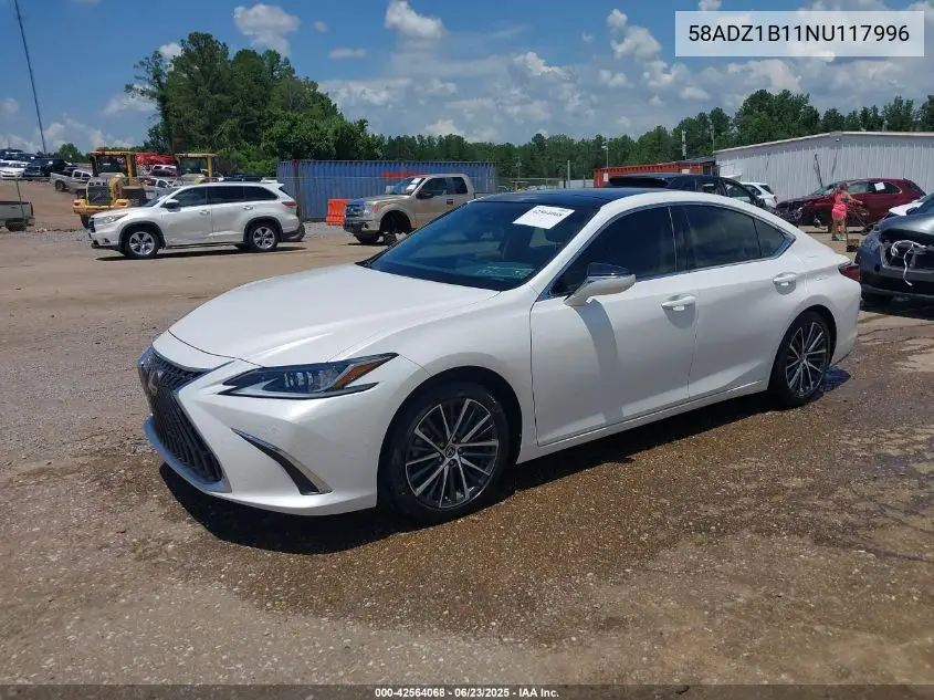 2022 Lexus Es 350 VIN: 58ADZ1B11NU117996 Lot: 42564068