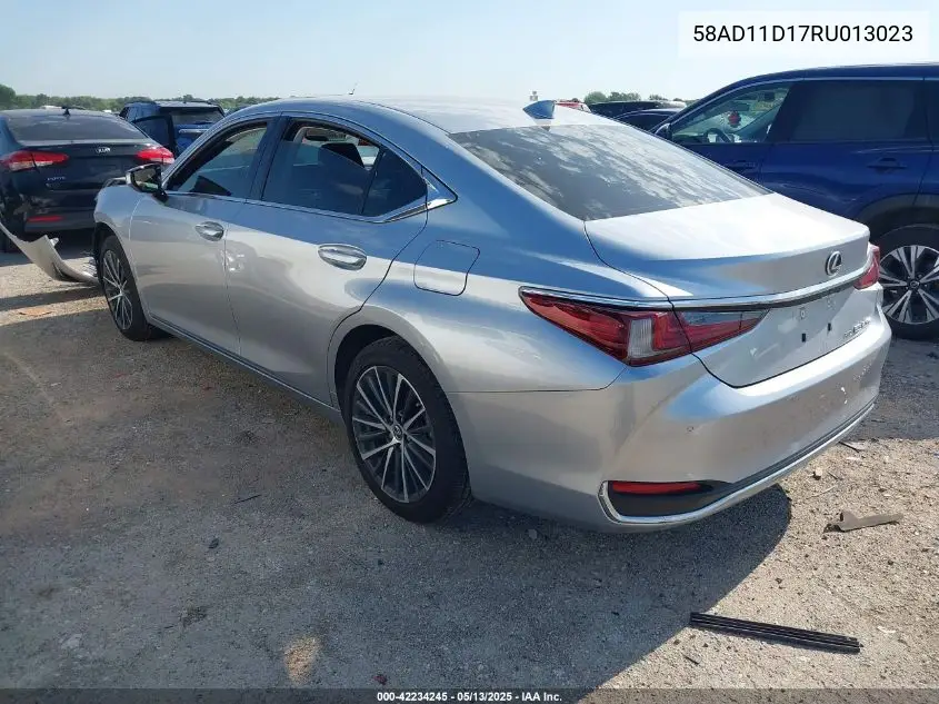 2024 Lexus Es 250 VIN: 58AD11D17RU013023 Lot: 42234245