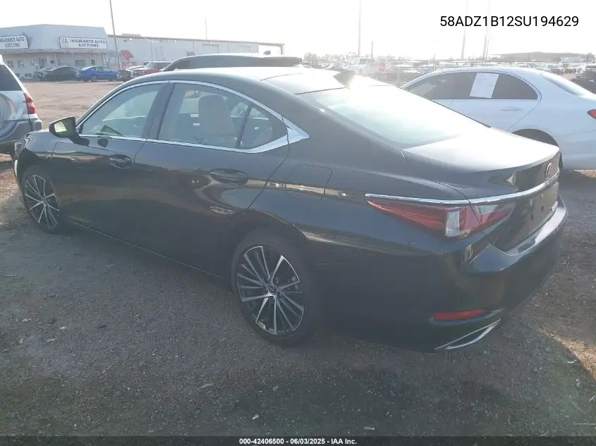 2025 Lexus Es VIN: 58ADZ1B12SU194629 Lot: 42406500