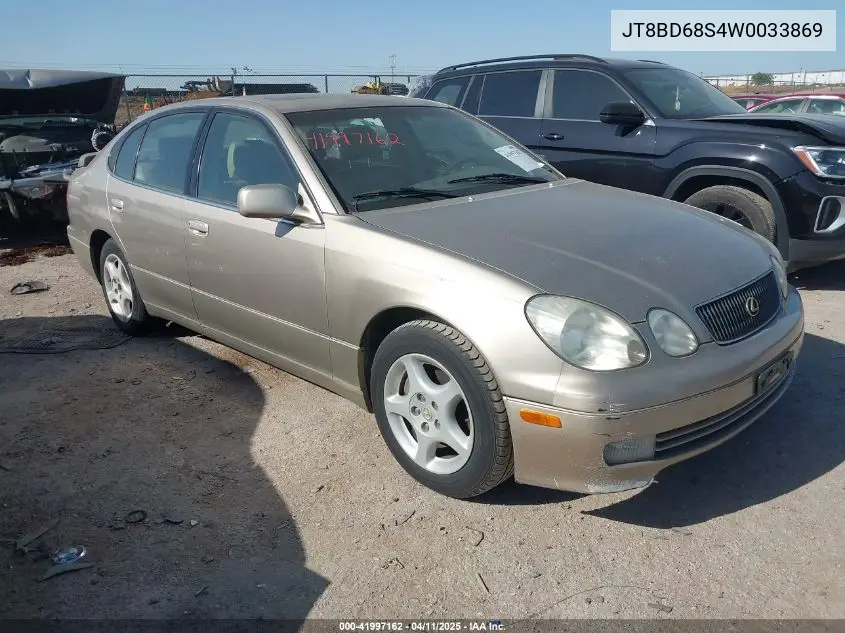 1998 Lexus Gs 300 VIN: JT8BD68S4W0033869 Lot: 41997162