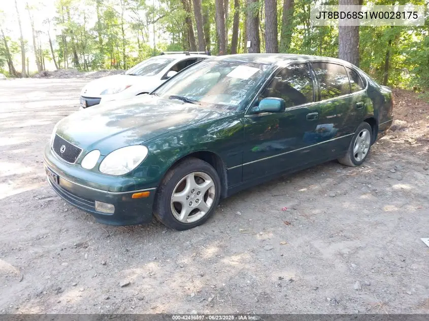 1998 Lexus Gs 300 VIN: JT8BD68S1W0028175 Lot: 42496597