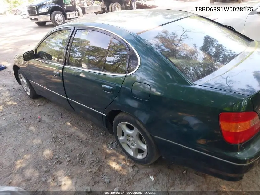 1998 Lexus Gs 300 VIN: JT8BD68S1W0028175 Lot: 42496597