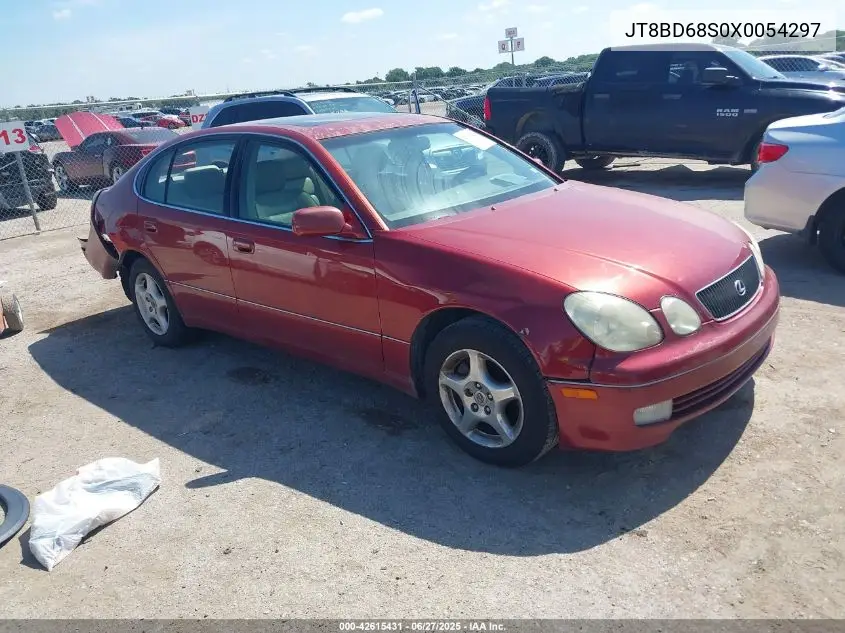 1999 Lexus Gs 300 VIN: JT8BD68S0X0054297 Lot: 42615431