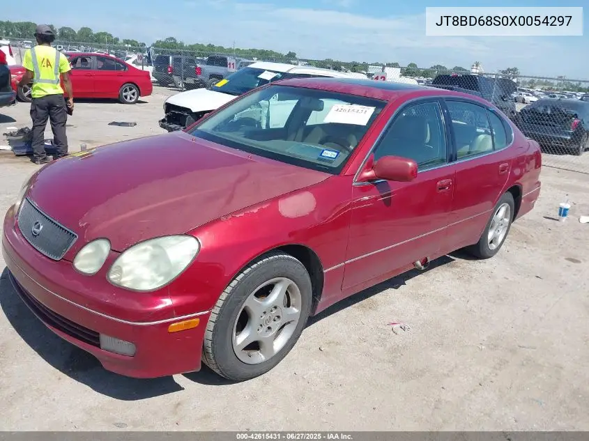 1999 Lexus Gs 300 VIN: JT8BD68S0X0054297 Lot: 42615431
