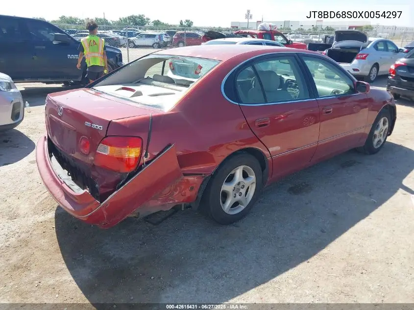 1999 Lexus Gs 300 VIN: JT8BD68S0X0054297 Lot: 42615431