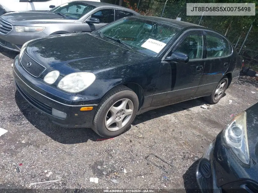 1999 Lexus Gs 300 VIN: JT8BD68S5X0075498 Lot: 42689553