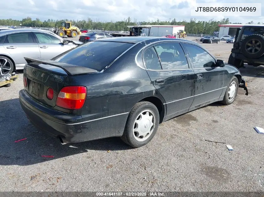 2000 Lexus Gs 300 VIN: JT8BD68S9Y0104969 Lot: 41641107