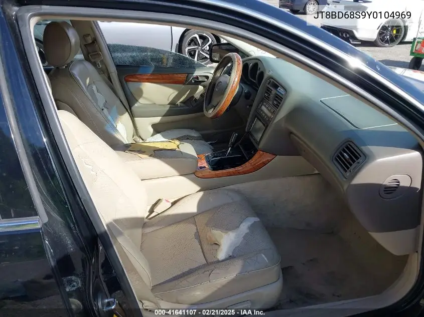 2000 Lexus Gs 300 VIN: JT8BD68S9Y0104969 Lot: 41641107