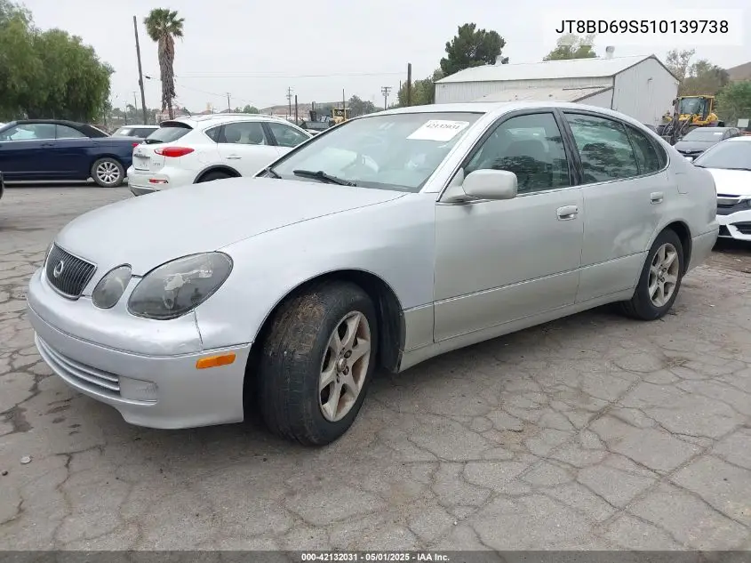 2001 Lexus Gs 300 VIN: JT8BD69S510139738 Lot: 42132031