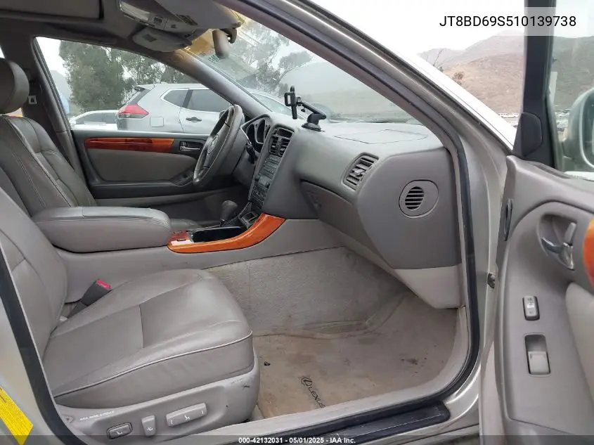 2001 Lexus Gs 300 VIN: JT8BD69S510139738 Lot: 42132031