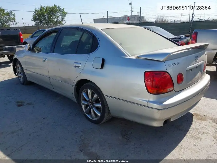 2001 Lexus Gs 300 VIN: JT8BD69S110128364 Lot: 42419666