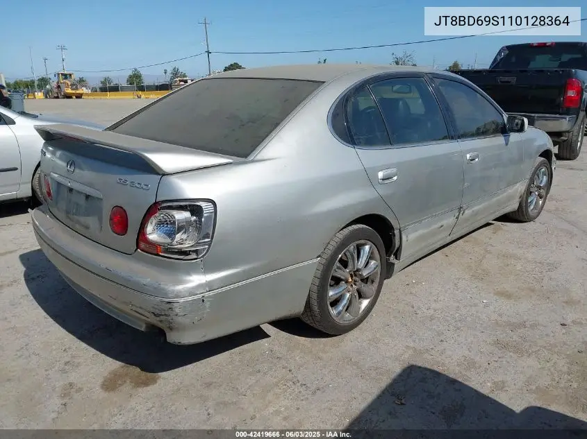 2001 Lexus Gs 300 VIN: JT8BD69S110128364 Lot: 42419666