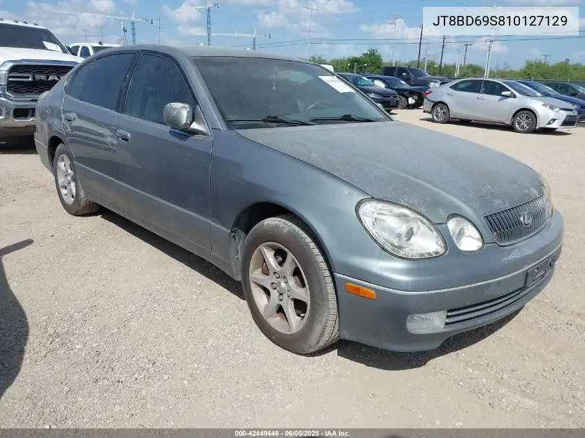 2001 Lexus Gs 300 VIN: JT8BD69S810127129 Lot: 42449446