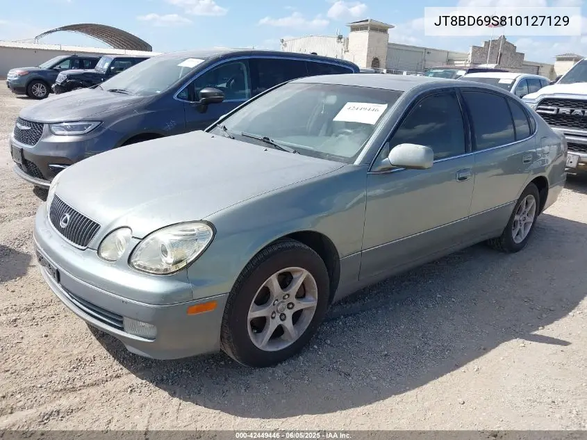 2001 Lexus Gs 300 VIN: JT8BD69S810127129 Lot: 42449446