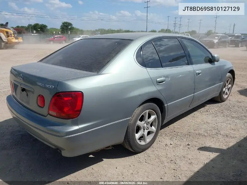 2001 Lexus Gs 300 VIN: JT8BD69S810127129 Lot: 42449446