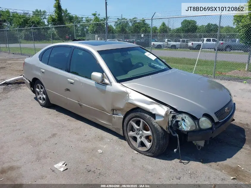 2001 Lexus Gs 300 VIN: JT8BD69SX10120862 Lot: 42604268