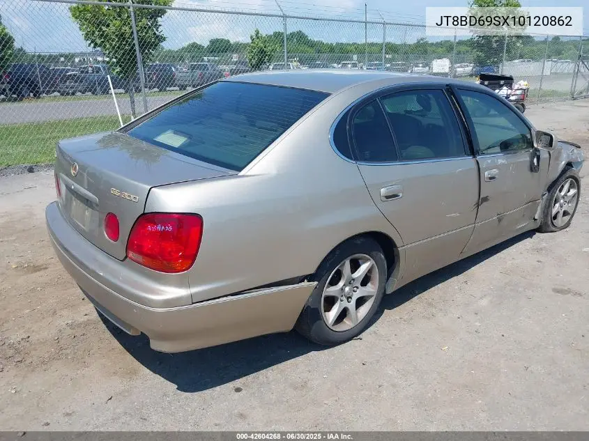 2001 Lexus Gs 300 VIN: JT8BD69SX10120862 Lot: 42604268