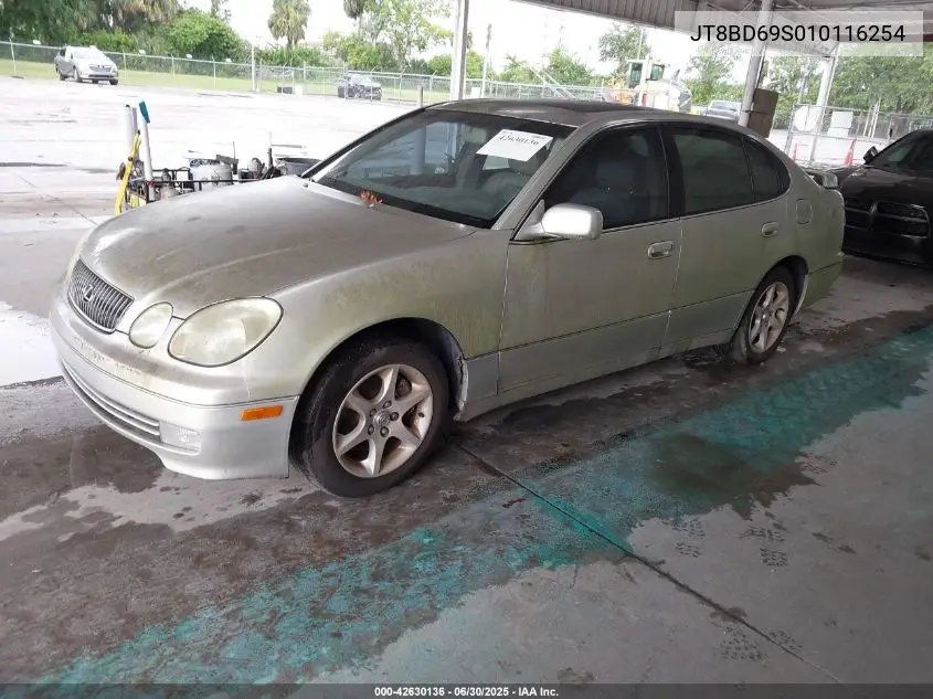 2001 Lexus Gs 300 300 VIN: JT8BD69S010116254 Lot: 42630136