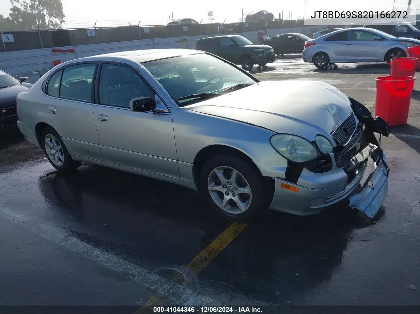 2002 Lexus Gs 300 VIN: JT8BD69S820166272 Lot: 41044346