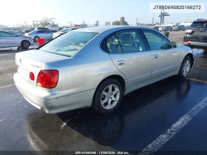 2002 Lexus Gs 300 VIN: JT8BD69S820166272 Lot: 41044346