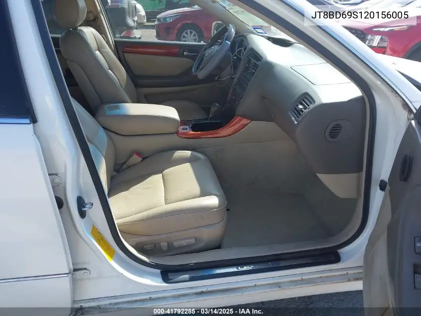 2002 Lexus Gs 300 VIN: JT8BD69S120156005 Lot: 41792285
