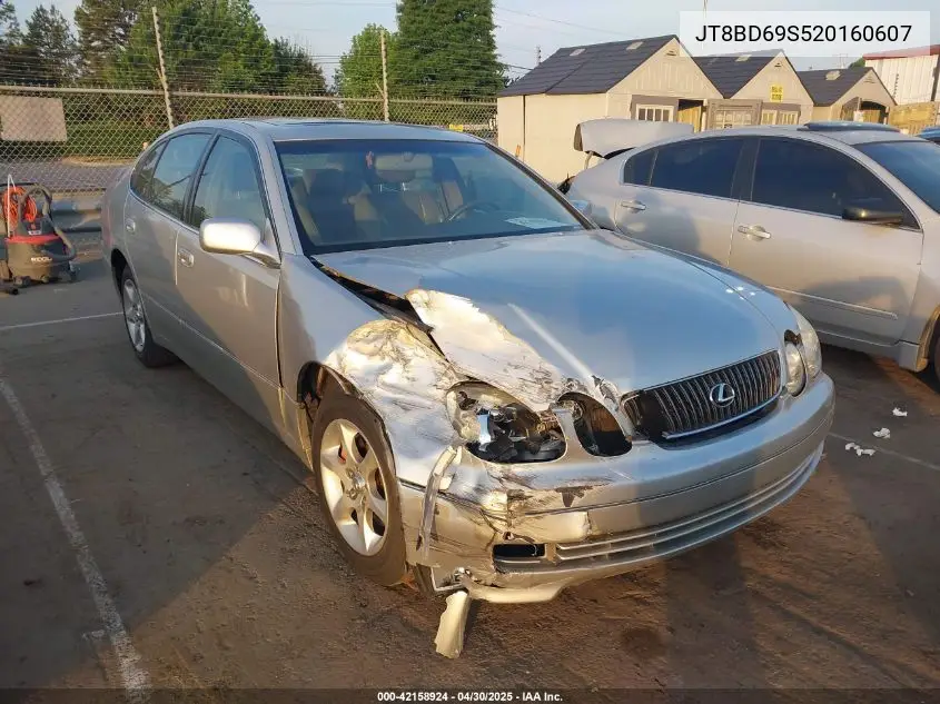 2002 Lexus Gs 300 VIN: JT8BD69S520160607 Lot: 42158924