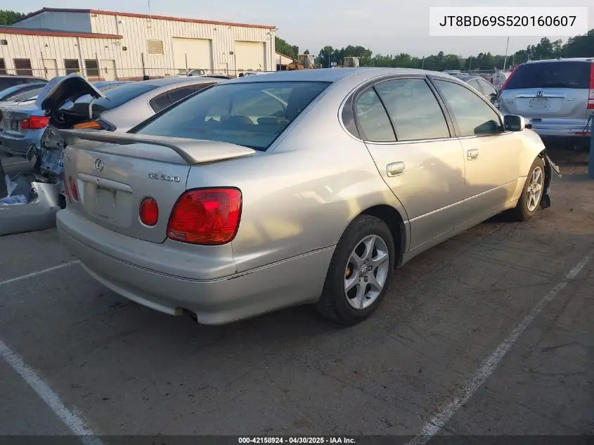 2002 Lexus Gs 300 VIN: JT8BD69S520160607 Lot: 42158924