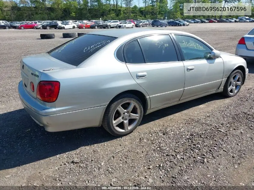 2002 Lexus Gs 300 VIN: JT8BD69S620167596 Lot: 42249198