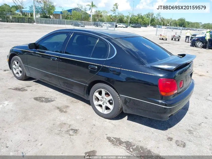 2002 Lexus Gs 300 VIN: JT8BD69SX20159579 Lot: 42253112